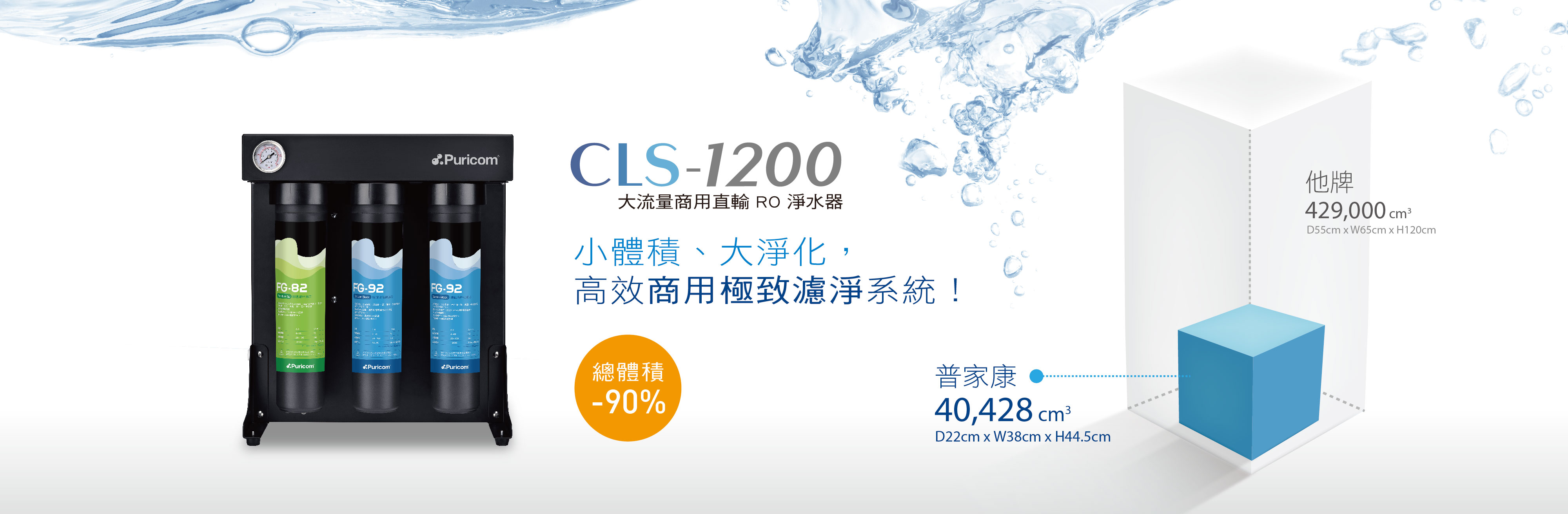 CLS-1200商用直輸RO淨水器
